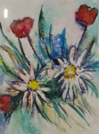 Aquarel, Maya Wildevuur, Bouquet, 1993